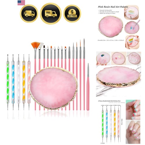 21pcs set pennelli per nail - set,
