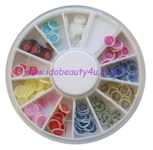 Fimo flower mix - 3d, art