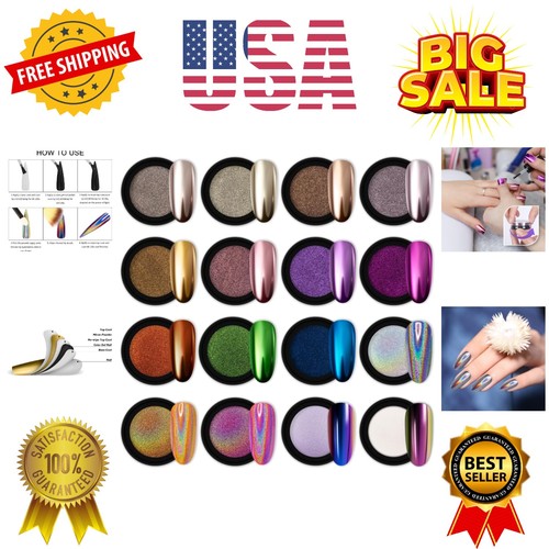 Barattoli cromati nail - 16, art