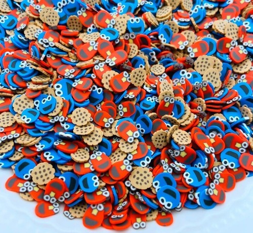 Cookie monster elmo nail - cookie,