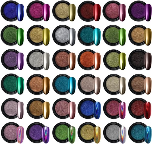 Barattoli cromati nail - 36,